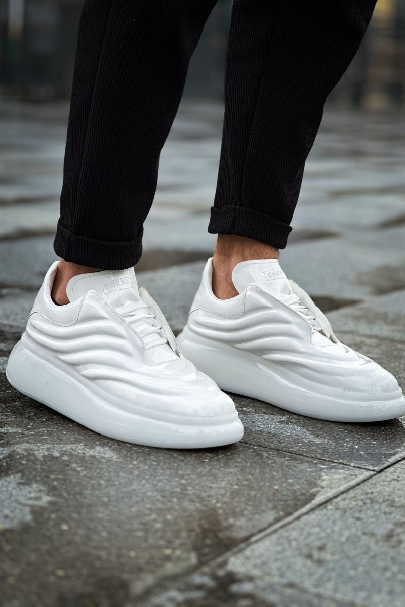 CH295 - RRT Sollıevo Erkek Ayakkabı BEYAZ - chekich.com