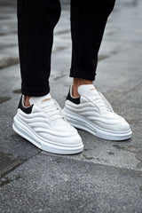 CH299 - GBT Sollıevo Erkek Ayakkabı BEYAZ/SIYAH - chekich.com