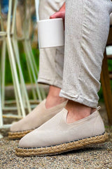 CH305 - Triko Erkek Ayakkabı BEJ - chekich.com