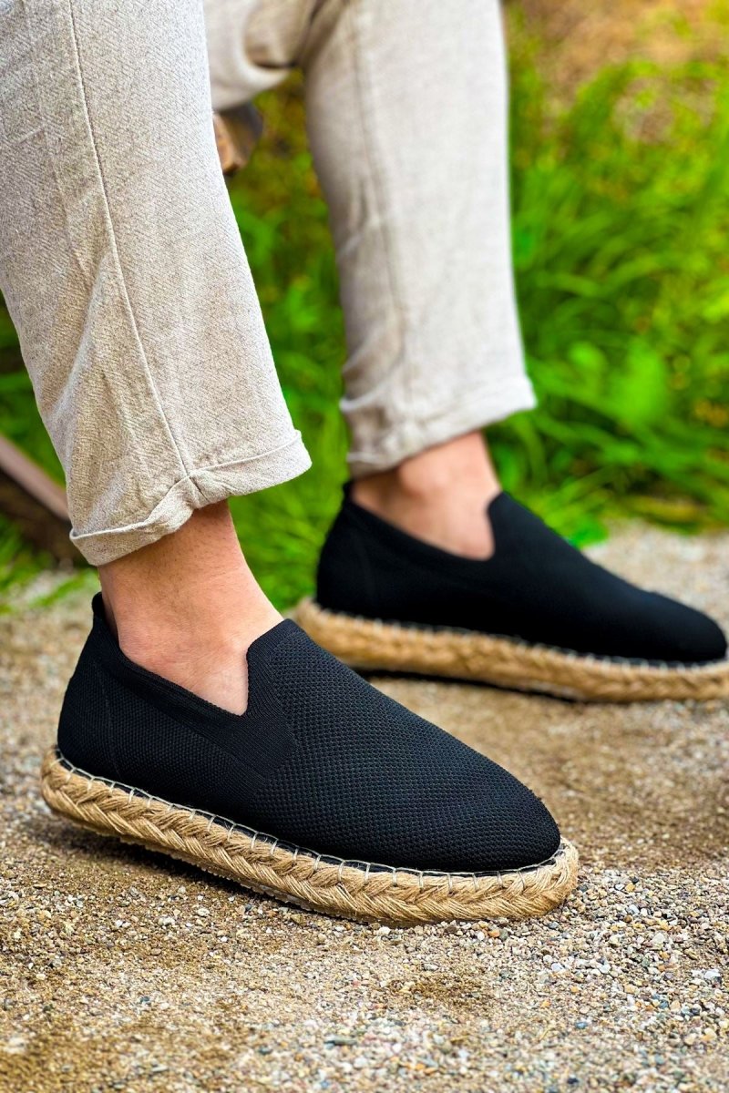 CH305 - Triko Erkek Ayakkabı SIYAH - chekich.com