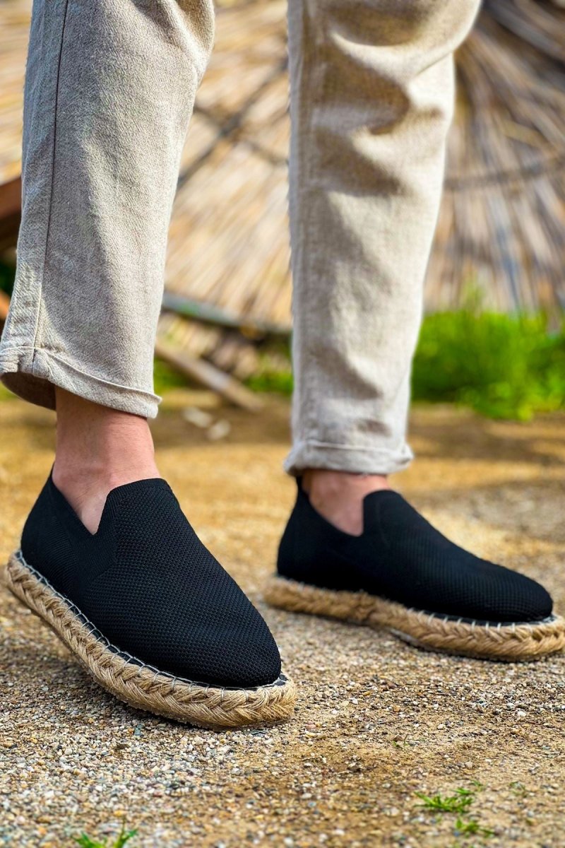 CH305 - Triko Erkek Ayakkabı SIYAH - chekich.com