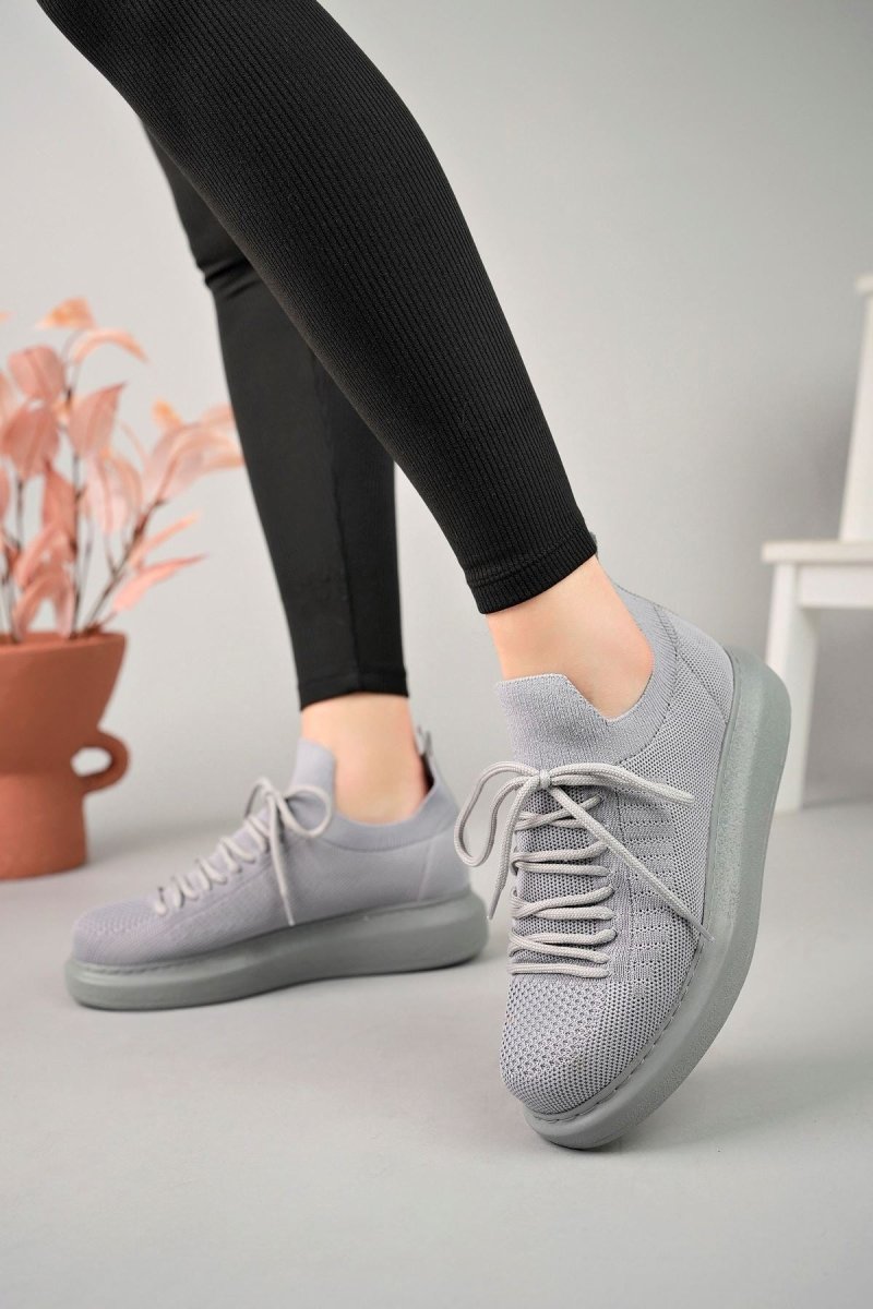 CH307 RT Tricot Erkek Ayakkabı ANTRASIT - chekich.com