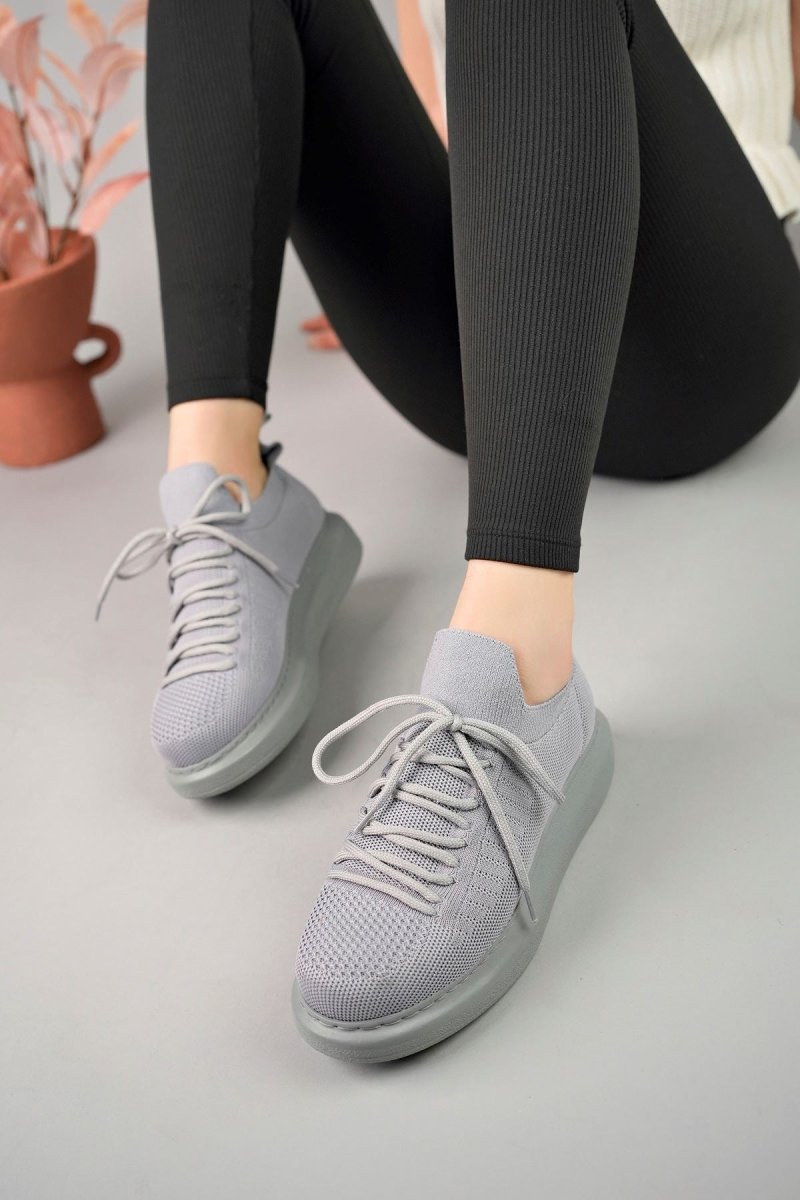 CH307 RT Tricot Erkek Ayakkabı ANTRASIT - chekich.com