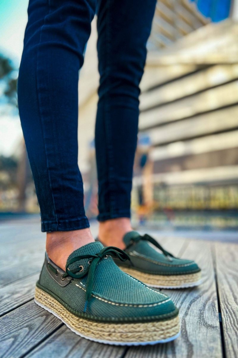 CH311 Espadril Men Sneaker Khaki - chekich.com