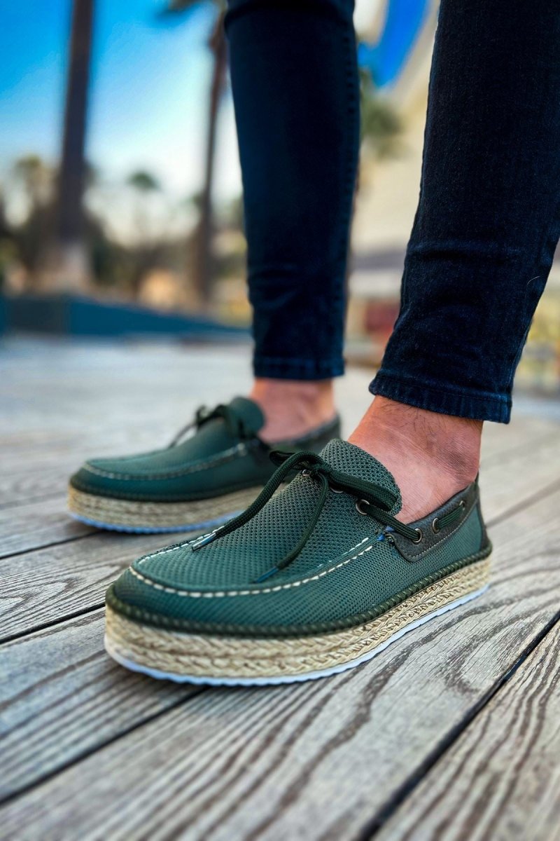 CH311 Espadril Men Sneaker Khaki - chekich.com
