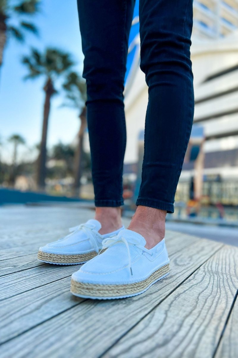 CH311 Espadril Men Sneaker White - chekich.com