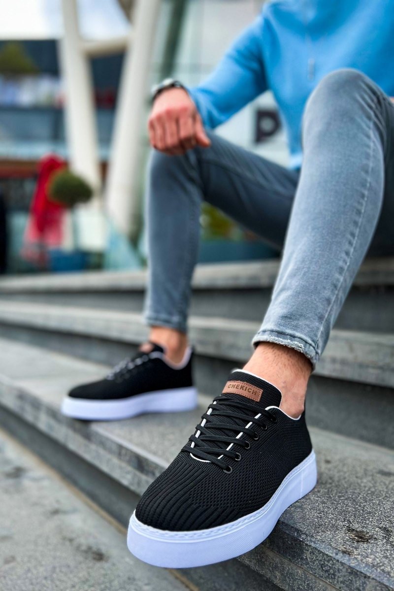 CH413 - TBT Crew Men Sneaker Black - chekich.com