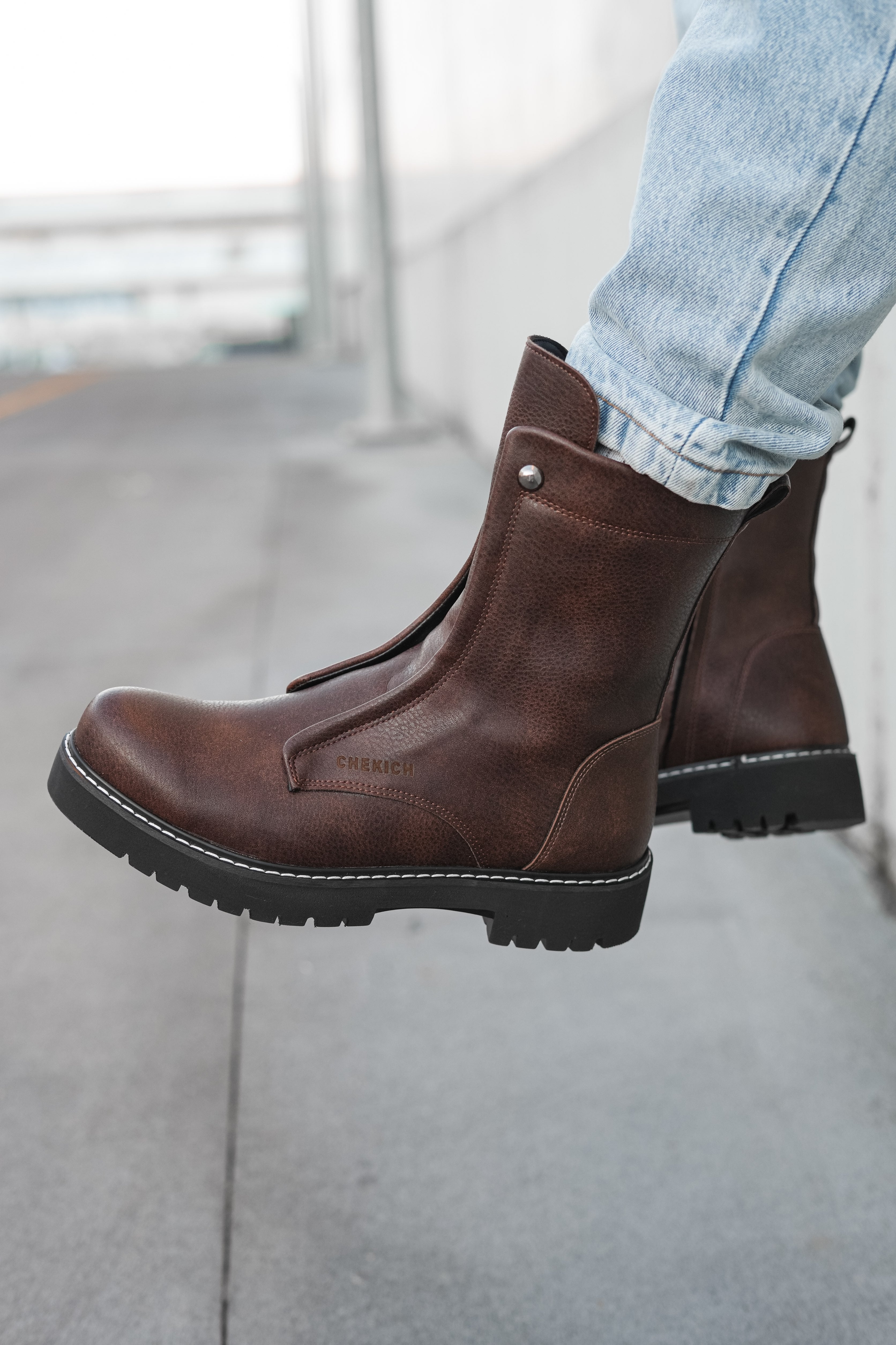 CH027 - CST Quebec Men's Boots Brown