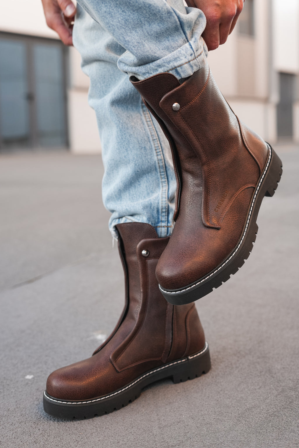 CH027 - CST Quebec Men's Boots Brown