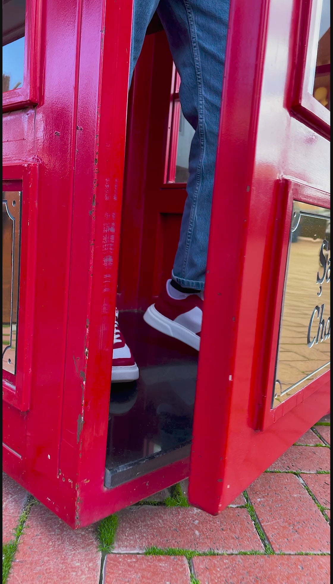 CH087 - CBT Kenton Men Sneaker Red / White
