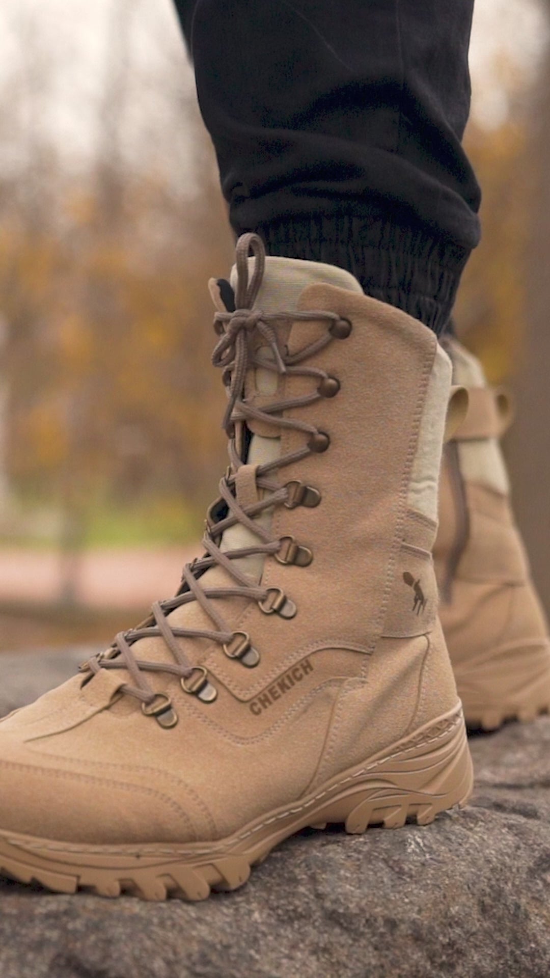 CH051 SBJ Scalatore Men's Boots Sand Color