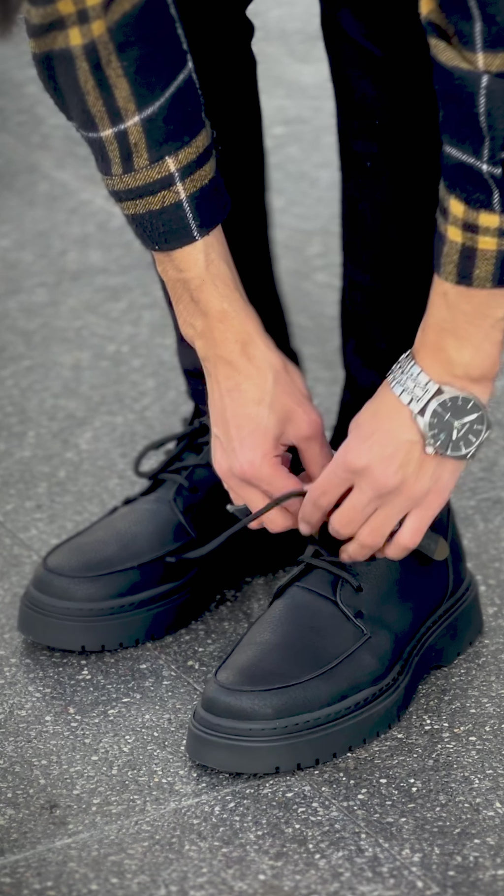 CH213 CST Bryggen Herrenstiefel Schwarz