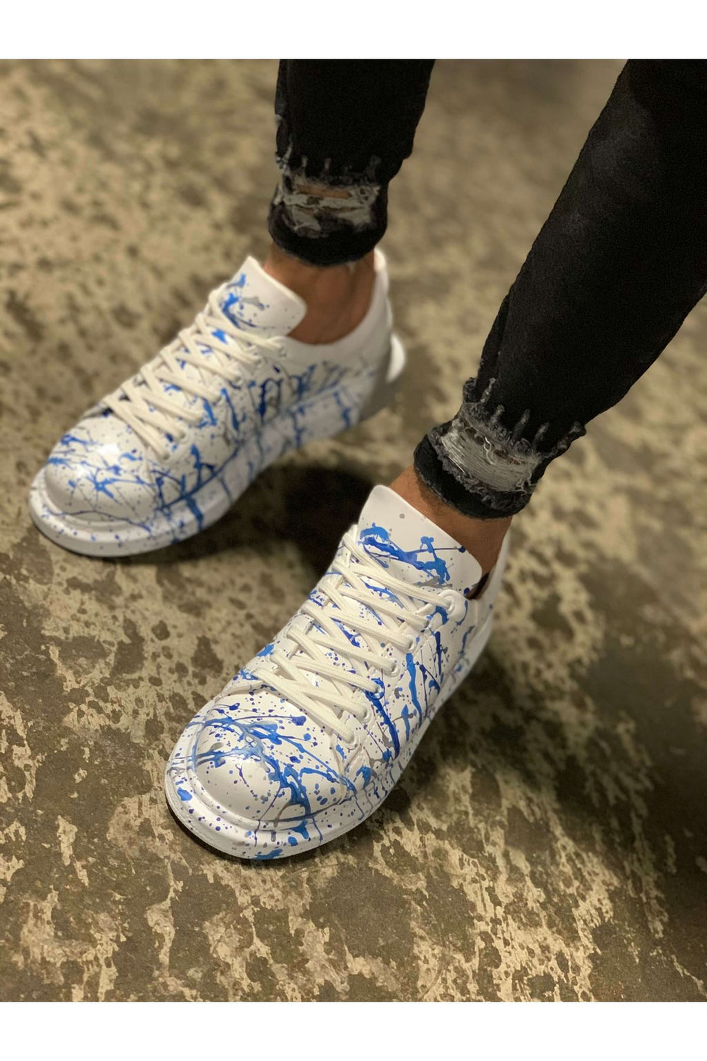 CH254 - CBT Pittura Men Sneaker 416 Blue PÜSKÜRTME