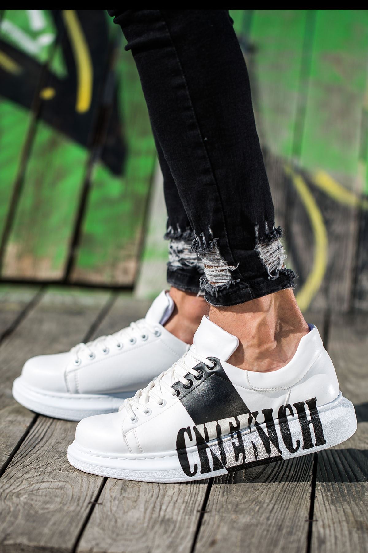 CH254 CBT Pittura Men Sneaker 422 Black White CHEKICH