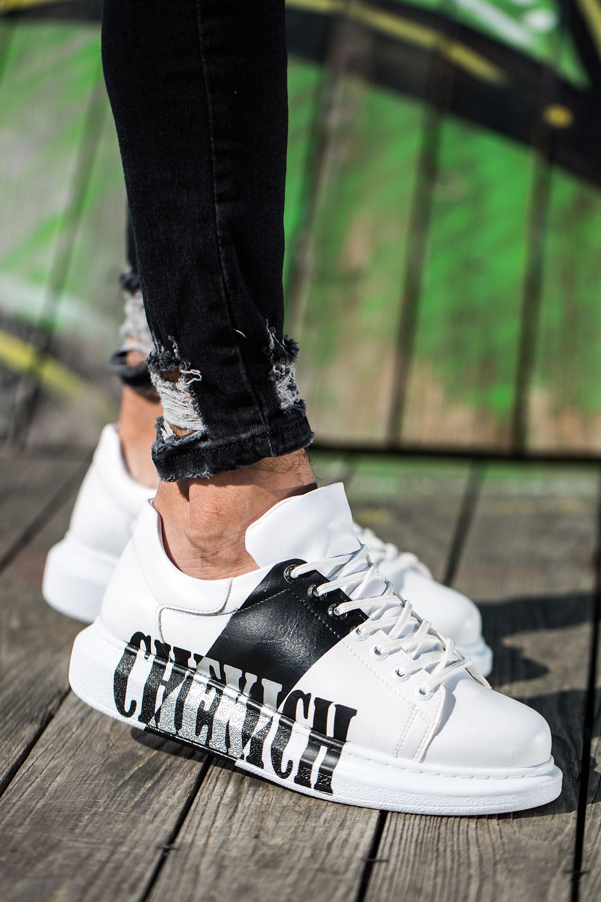 CH254 - CBT Pittura Men Sneaker 422 Black White CHEKICH