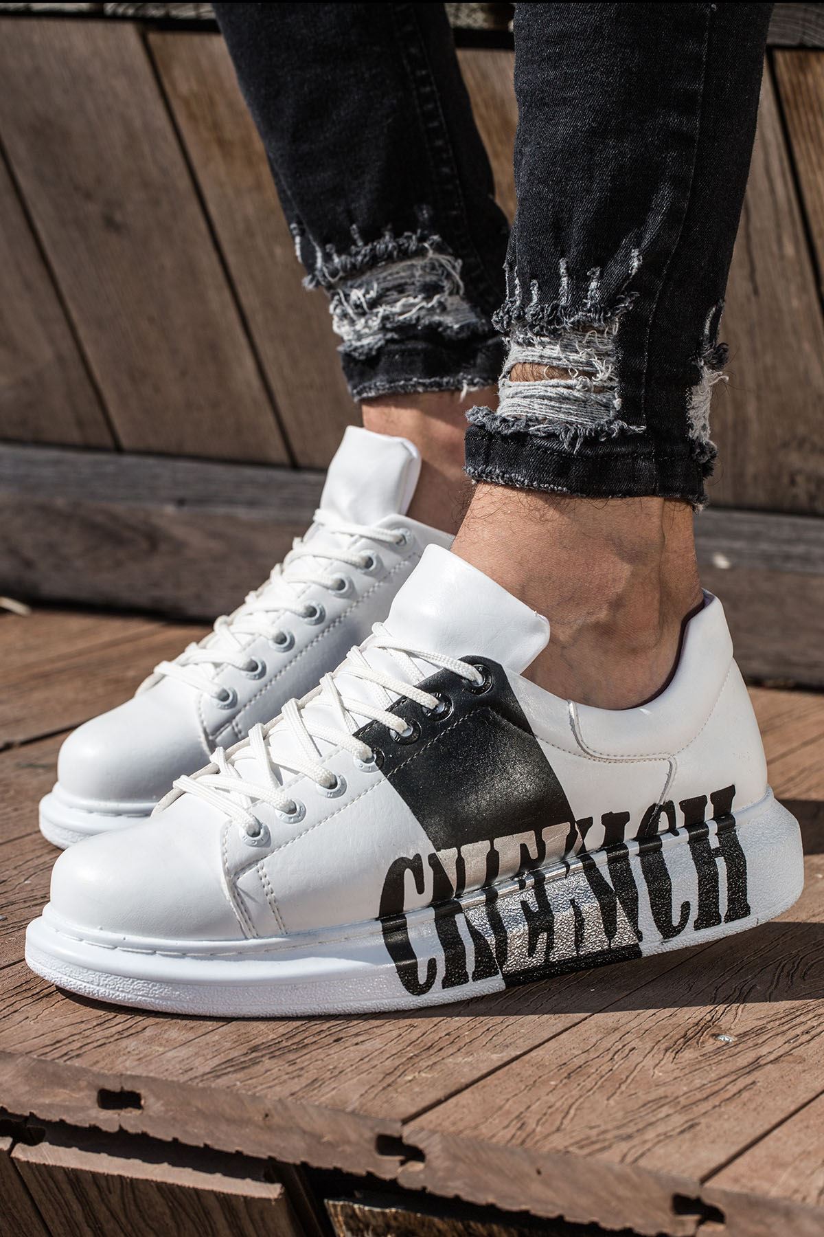 CH254 CBT Pittura Men Sneaker 422 Black White CHEKICH