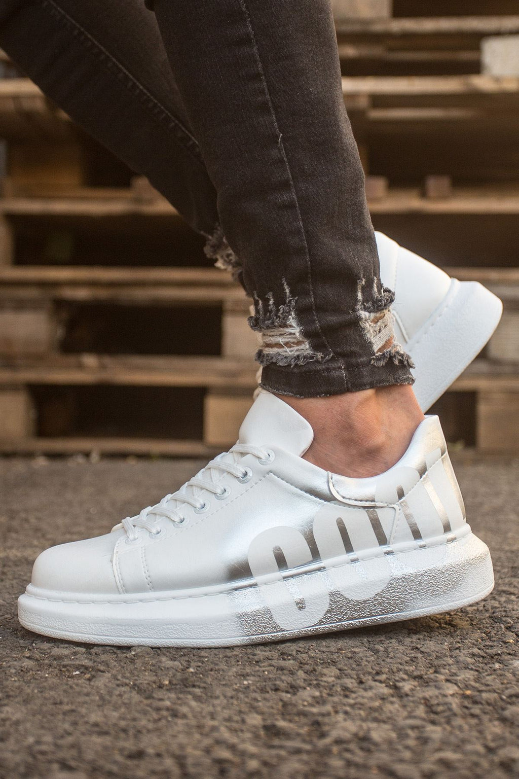 CH254 CBT Pittura Herren Sneaker 434 Weiß / GÜMÜS COOL