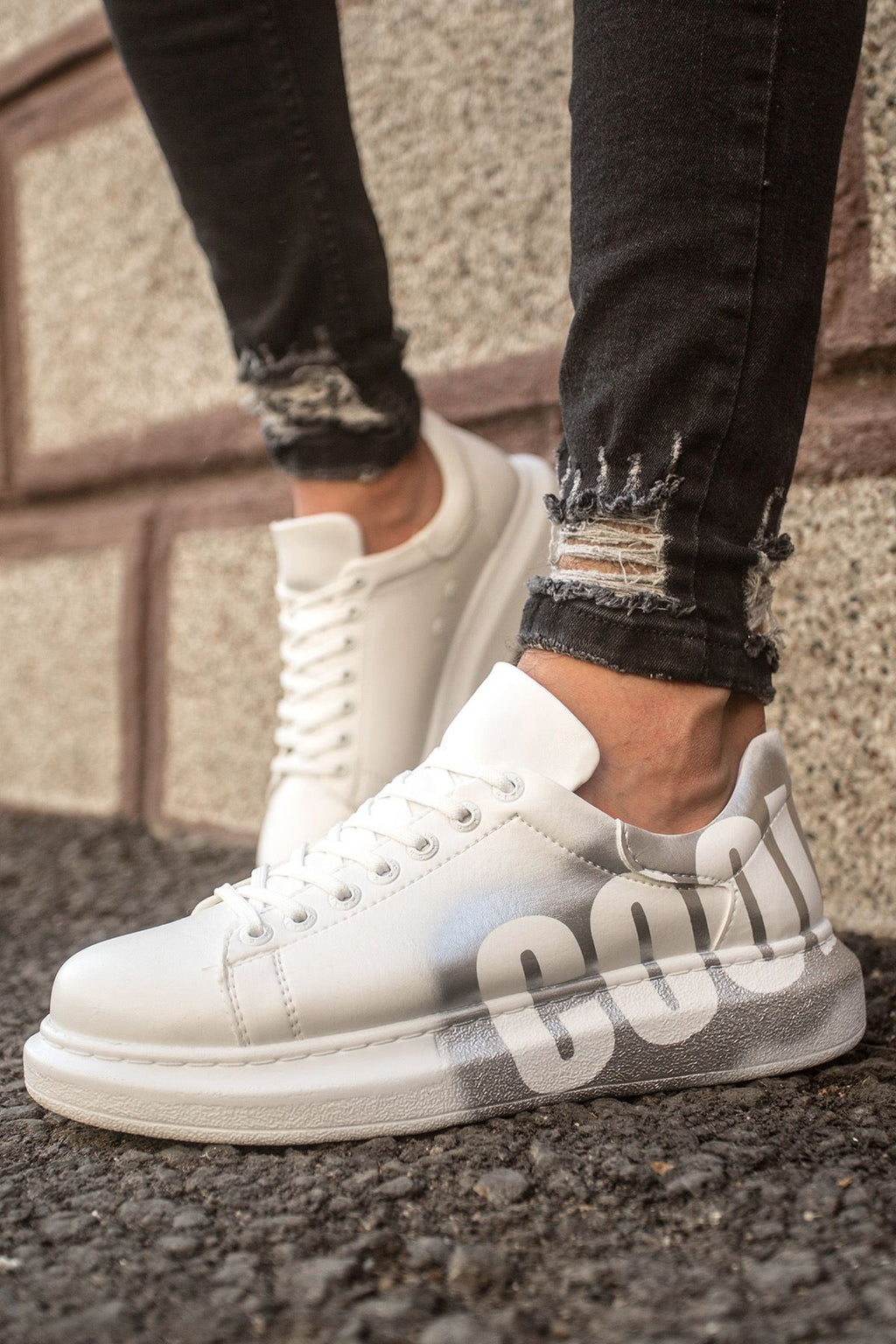 CH254 CBT Pittura Herren Sneaker 434 Weiß / GÜMÜS COOL