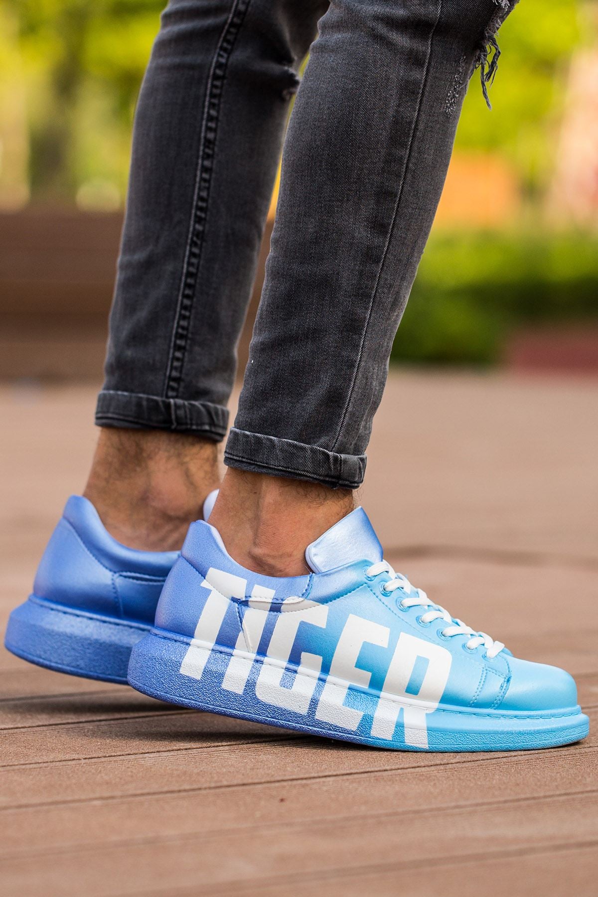 CH254 CBT Pittura Herren Sneaker 443 Blau / Dunkelblau TIGER