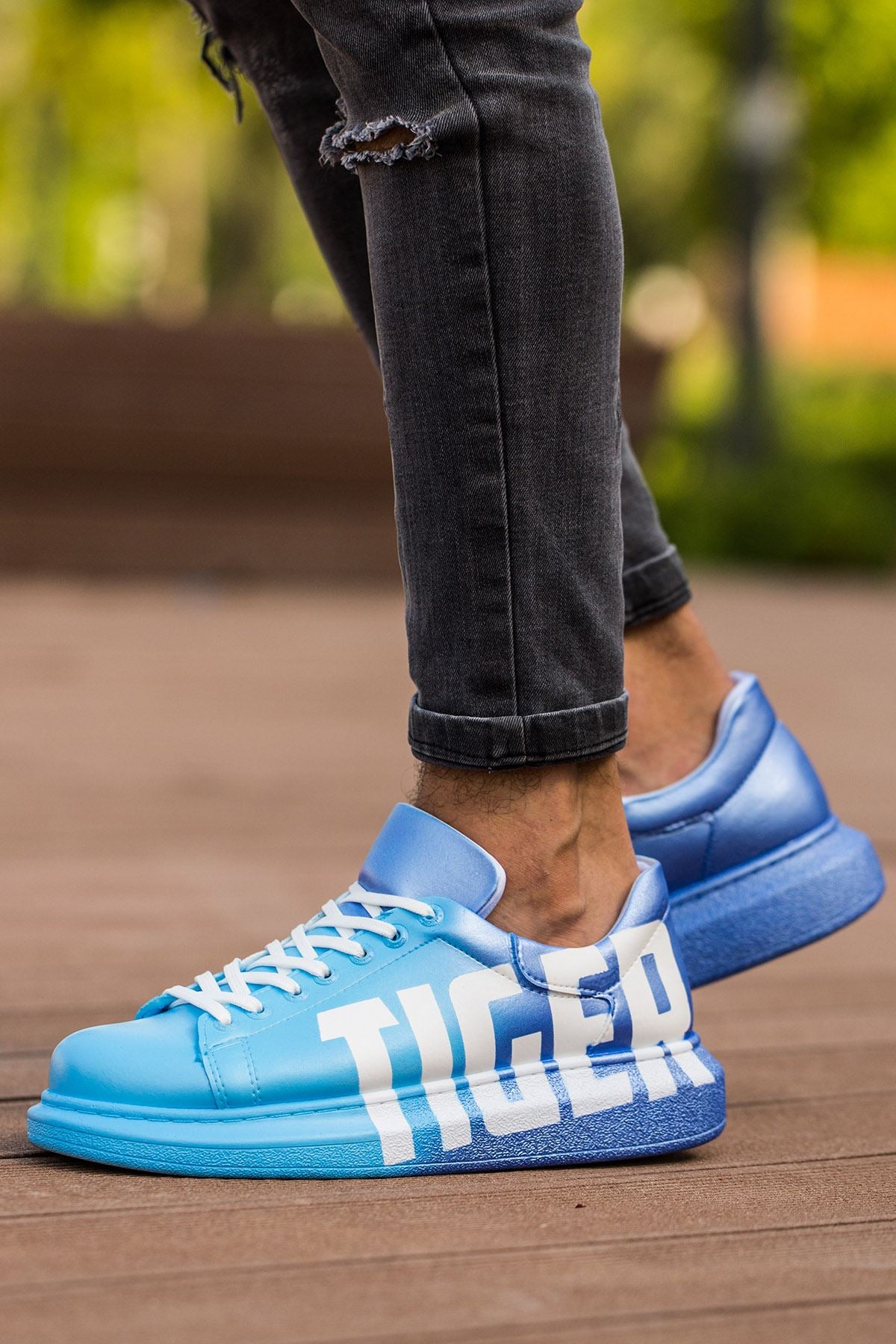 CH254 CBT Pittura Herren Sneaker 443 Blau / Dunkelblau TIGER