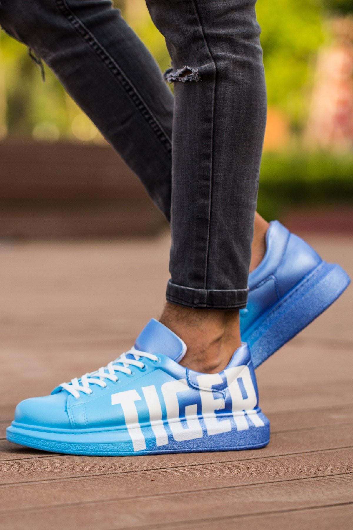 CH254 CBT Pittura Herren Sneaker 443 Blau / Dunkelblau TIGER