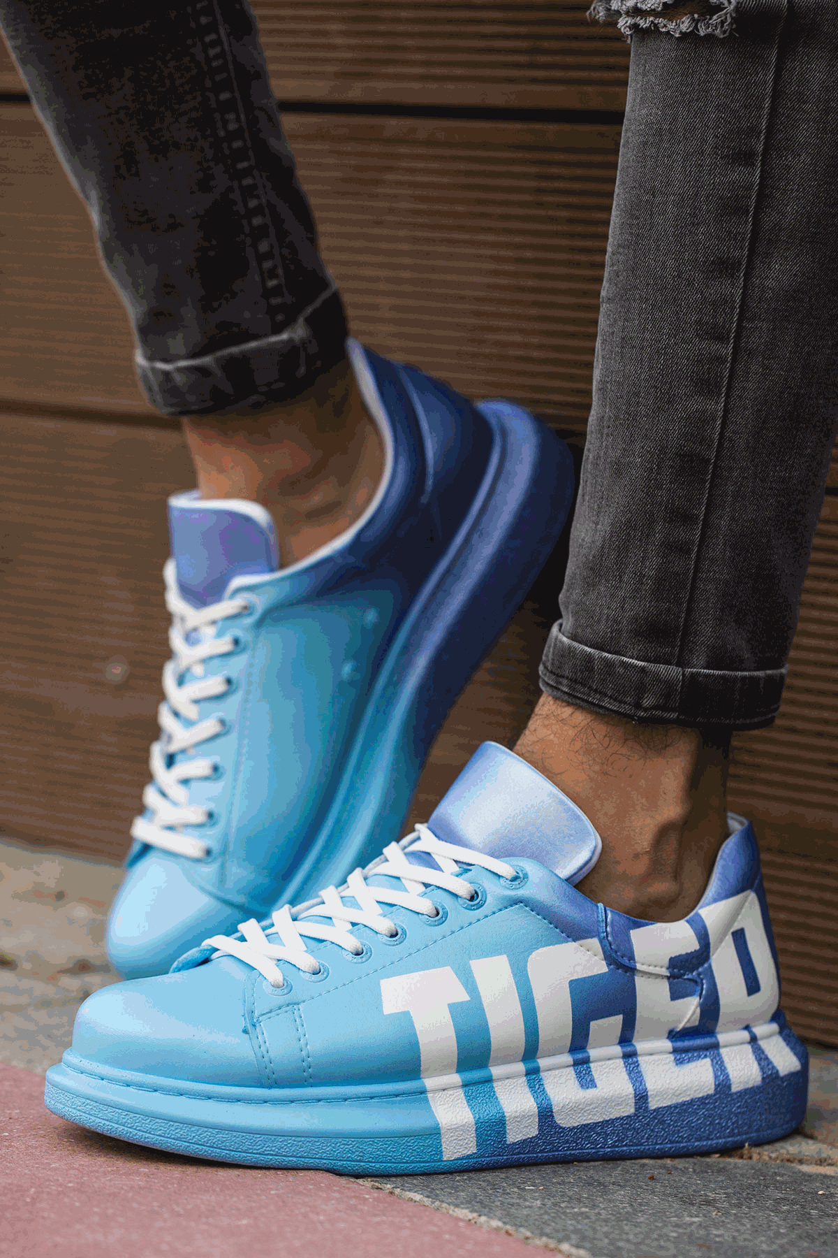 CH254 CBT Pittura Herren Sneaker 443 Blau / Dunkelblau TIGER
