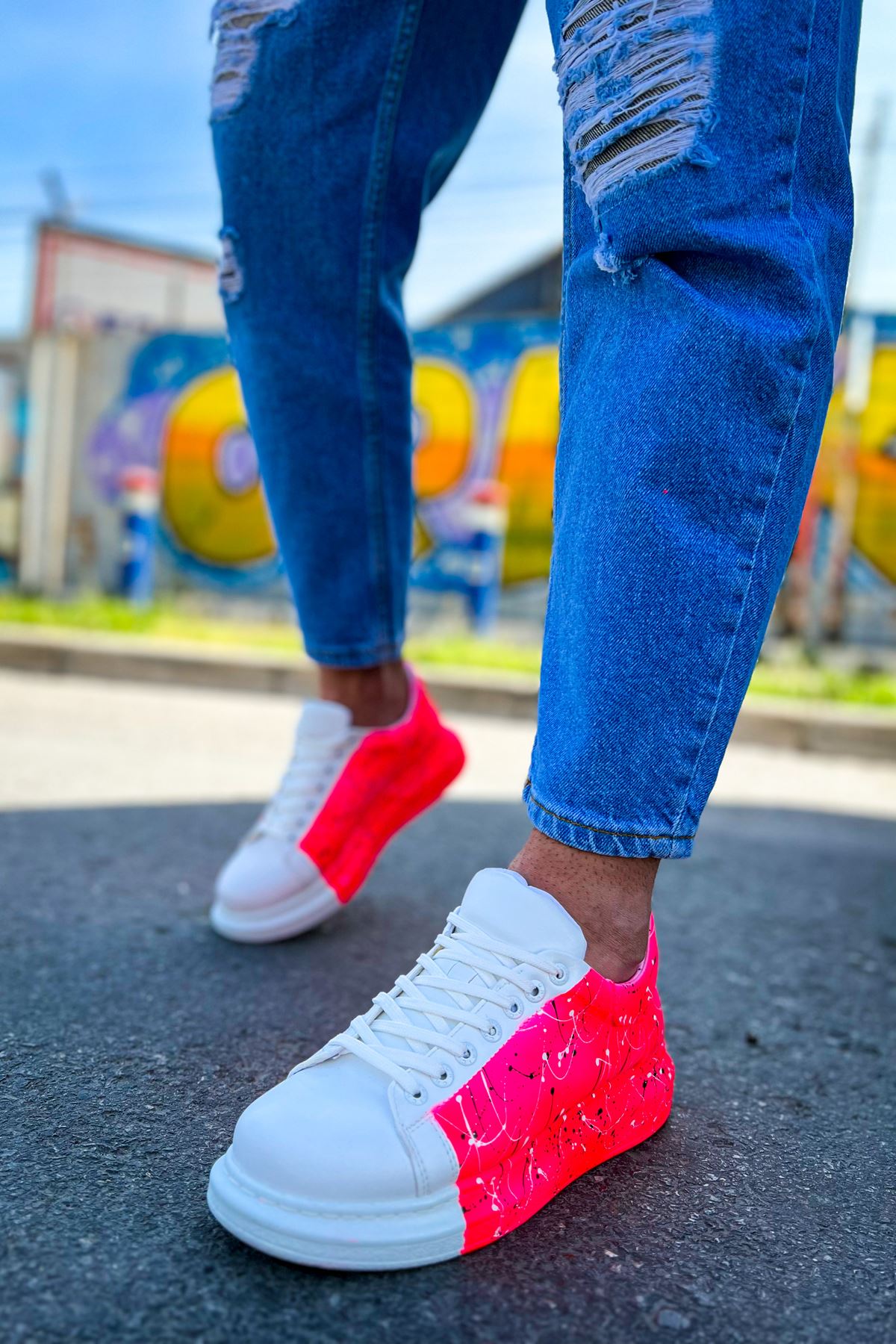 CH254 CBT Pittura Herren Sneaker 544 NEON FUSYA