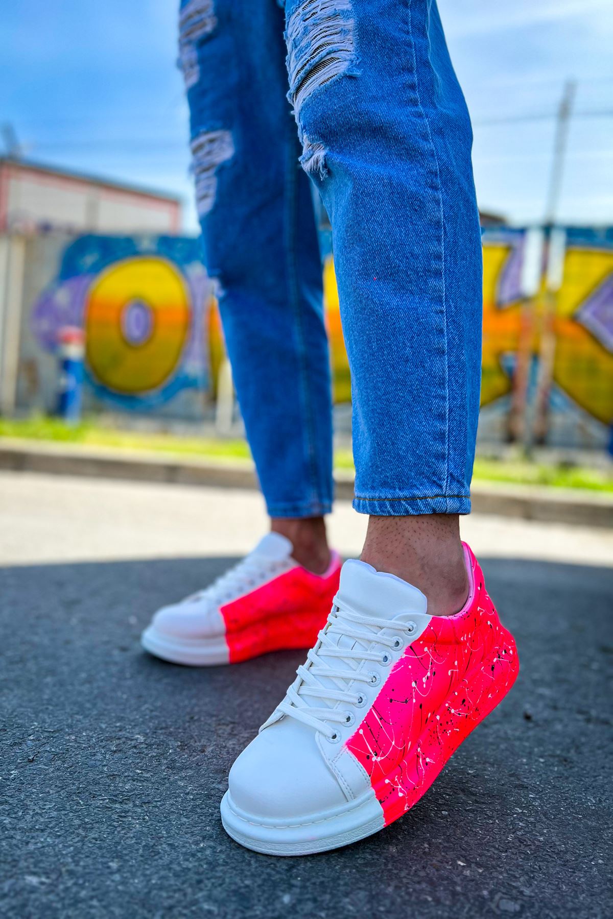 CH254 CBT Pittura Herren Sneaker 544 NEON FUSYA