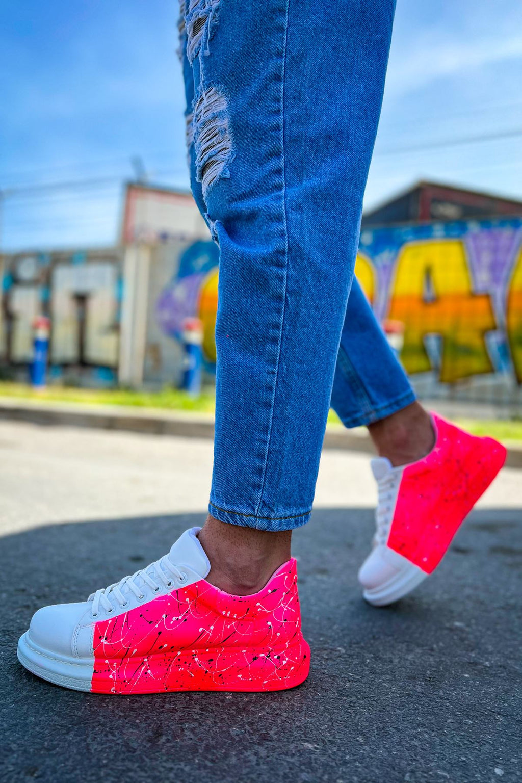 CH254 CBT Pittura Herren Sneaker 544 NEON FUSYA