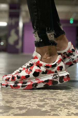 CH254 - CBT Pittura Men Sneaker 409 Red / Black - chekich.com