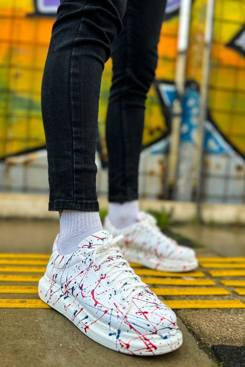 CH254 - CBT Pittura Men Sneaker 462 Blue / Red SPLUSH - chekich.com