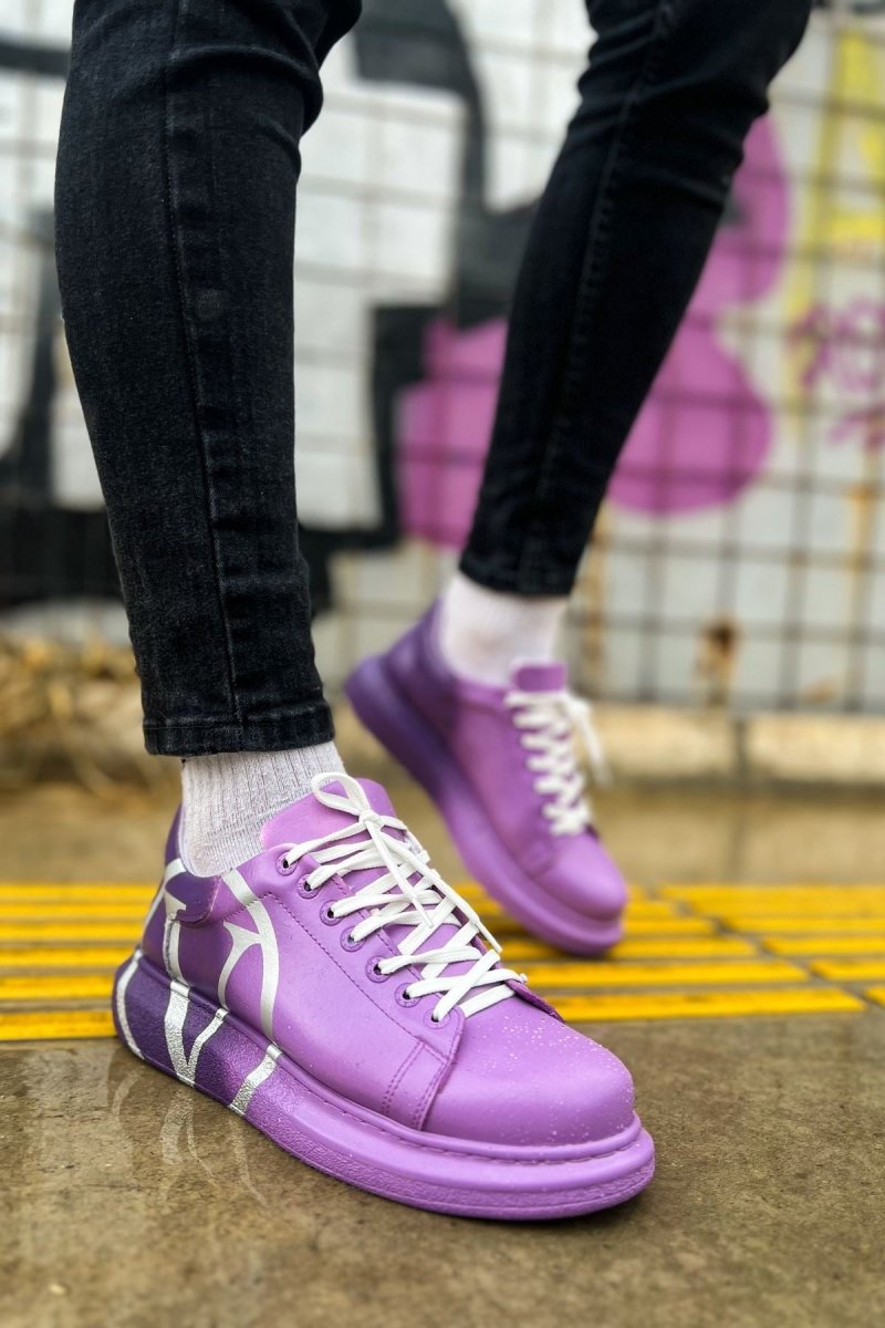 CH254 - CBT Pittura Men Sneaker 490 Purple/ Dark Purple V - chekich.com