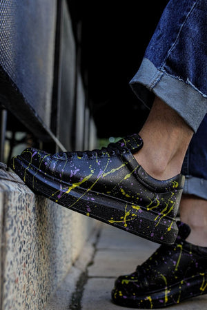 CH254 - CST Pittura Men Sneaker 472 Yellow / Purple - chekich.com